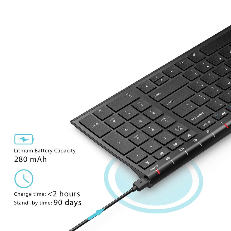 iClever IC-BK10 Bluetooth universal ultra-thin Wireless Keyboard