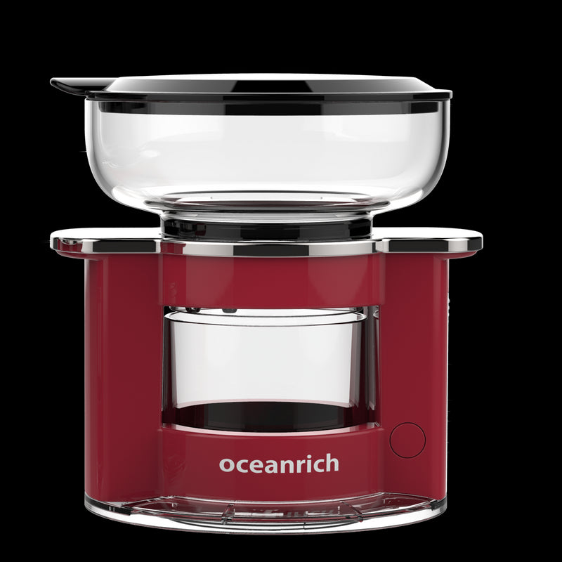 Oceanrich 便携式迷你智能自動旋轉手沖咖啡機（紅色）