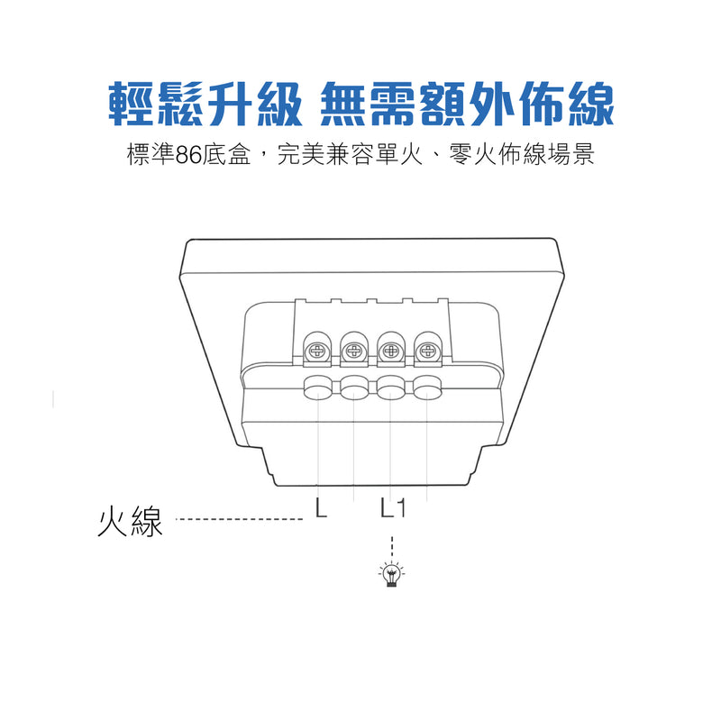 LifeSmart 辰星開關 (1位智能開關)