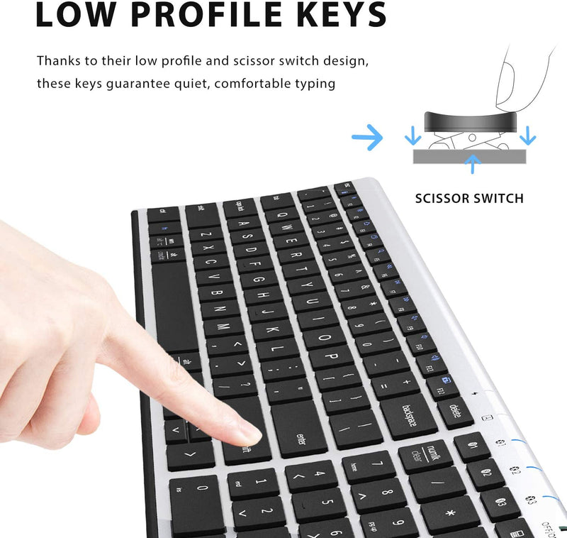 iClever IC-BK10 Bluetooth universal ultra-thin Wireless Keyboard