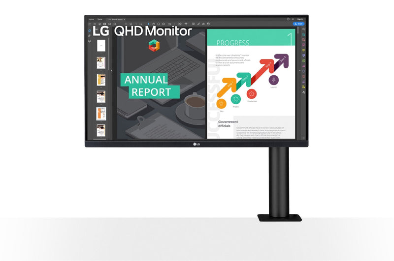 LG 27QN880-B 27" QHD Ergo IPS Monitor (with USB Type-C™)