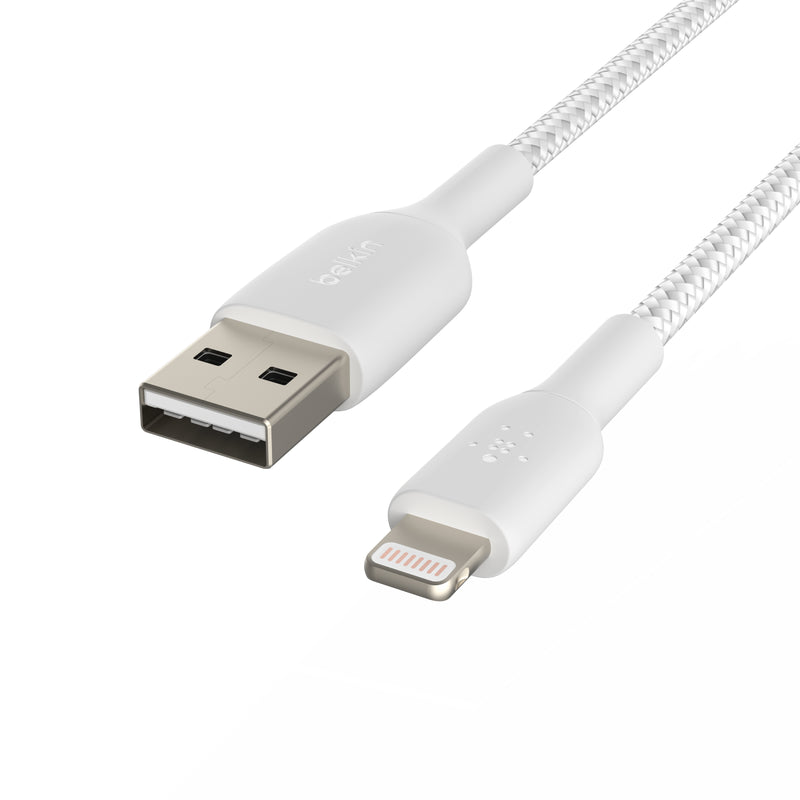 BELKIN 貝爾金 Boost Charge 1米 尼龍編織 Lightning to USB-A 充電傳輸線