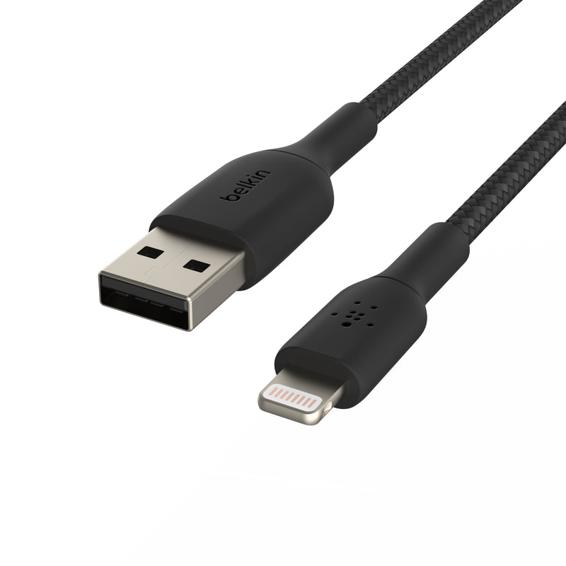 BELKIN 貝爾金 Boost Charge 1米 尼龍編織 Lightning to USB-A 充電傳輸線