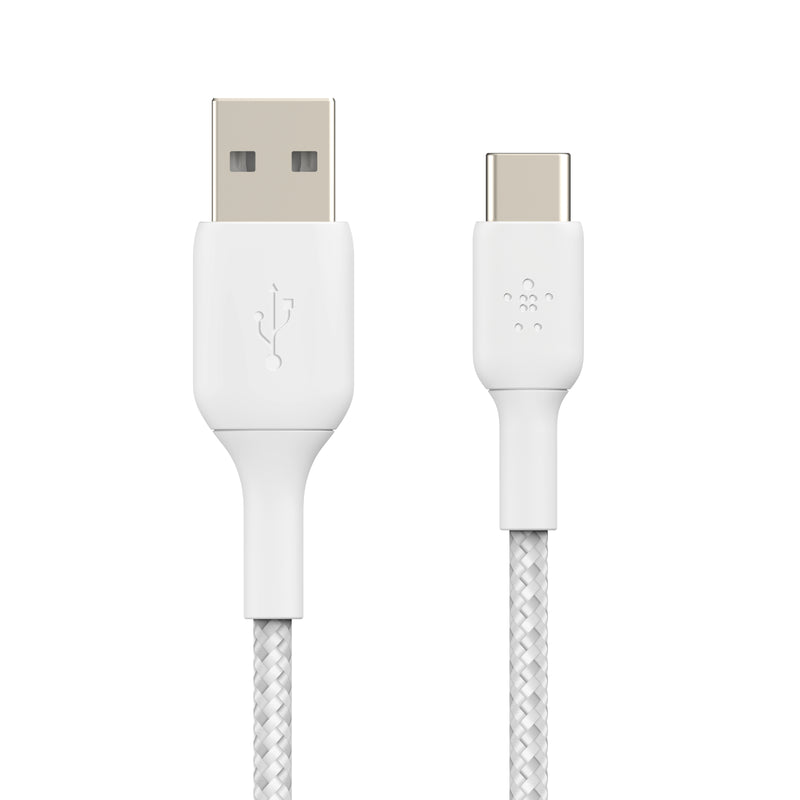 BELKIN 貝爾金 BOOST CHARGE USB-C 至 USB-A 編織線纜