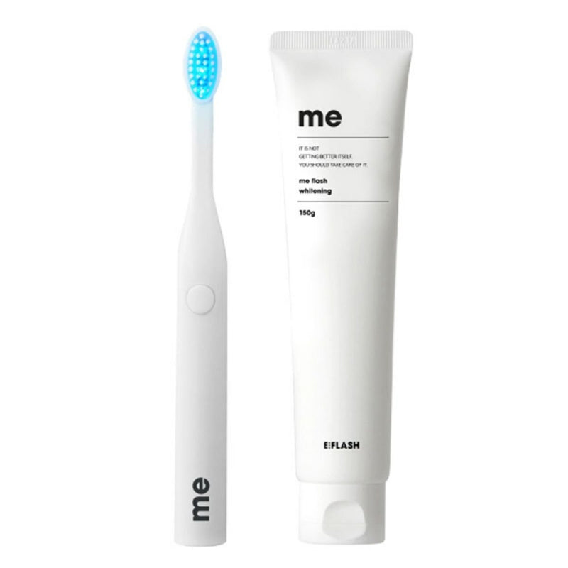 E Flash Me set (LED cold light whitening toothbrush + toothpaste)