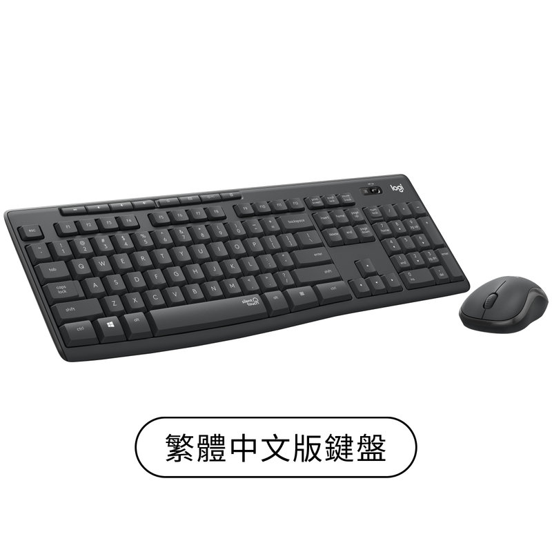 LOGITECH 羅技 MK295 SILENT (中文 Keyboard) 無線滑鼠鍵盤組合