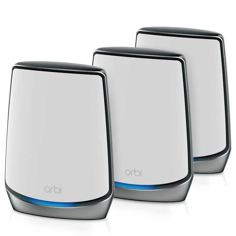 NETGEAR RBK853 Orbi AX6000 Tri-band AX Mesh WiFi 6 System (3-pack) Router