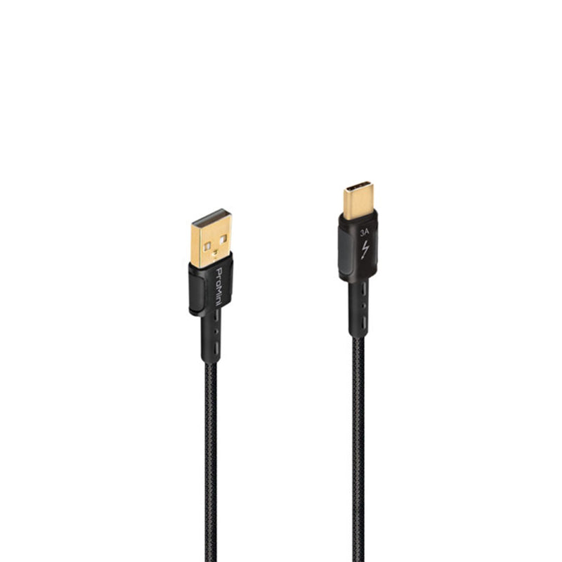 PROMINI 3m Type-C to USB 快充數據傳輸線 接線