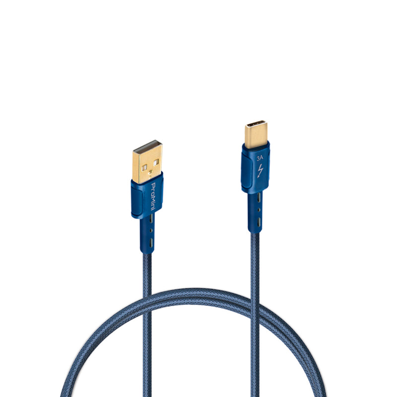 PROMINI 2m Type-C to USB Fast Charge & Sync Cable