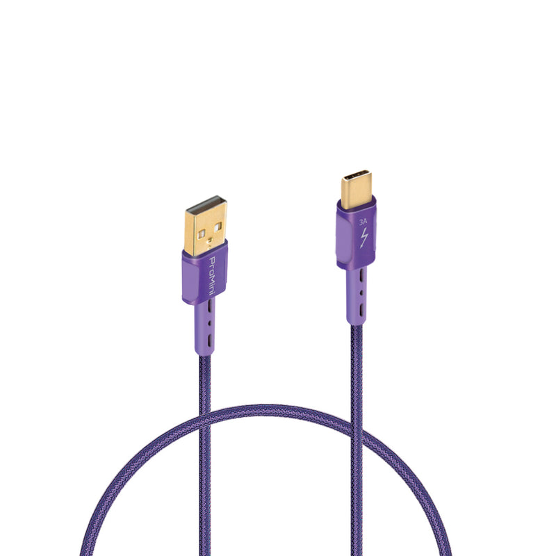PROMINI 1.2m Type-C to USB Fast Charge & Sync Cable