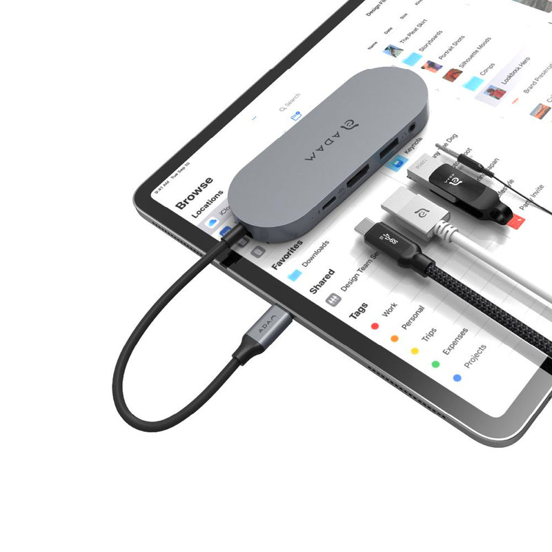 Adam Elements CASA Hub S USB-C 5合1 960GB外接SSD固態硬碟集線器