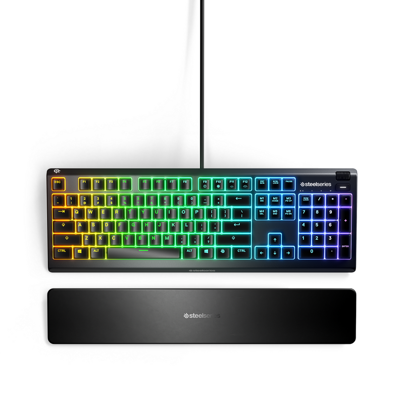 SteelSeries Apex 3 Water Resistant Gaming Wired Keyboard