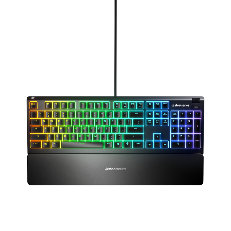 SteelSeries Apex 3 Water Resistant Gaming Wired Keyboard