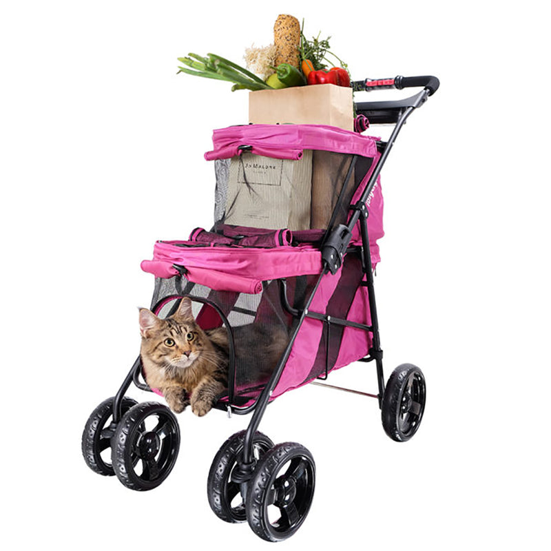Ibiyaya FS1770 Double Decker Pet Stroller