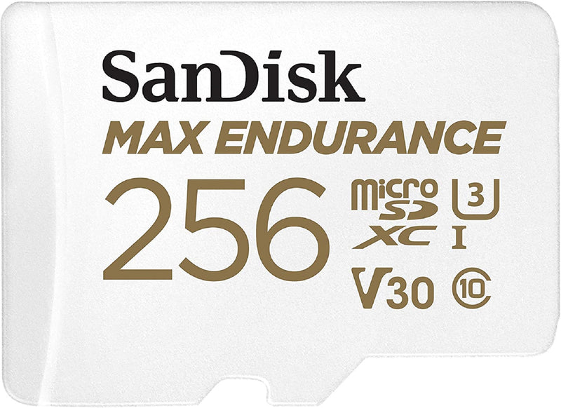 SANDISK SQQVR MAX ENDURANCE MICROSDHC 256GB Memory Card