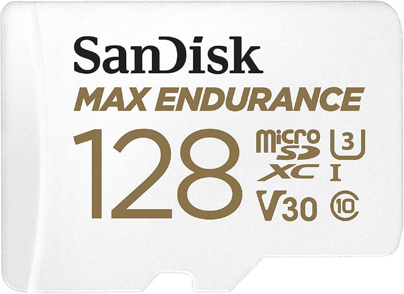 SANDISK SQQVR MAX ENDURANCE MICROSDHC 128GB Memory Card
