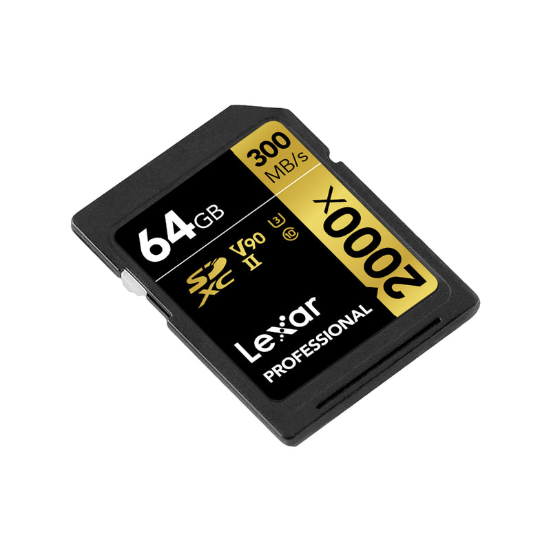 Lexar Professional 2000x SDXC UHS-II Cards 64GB Memory Card