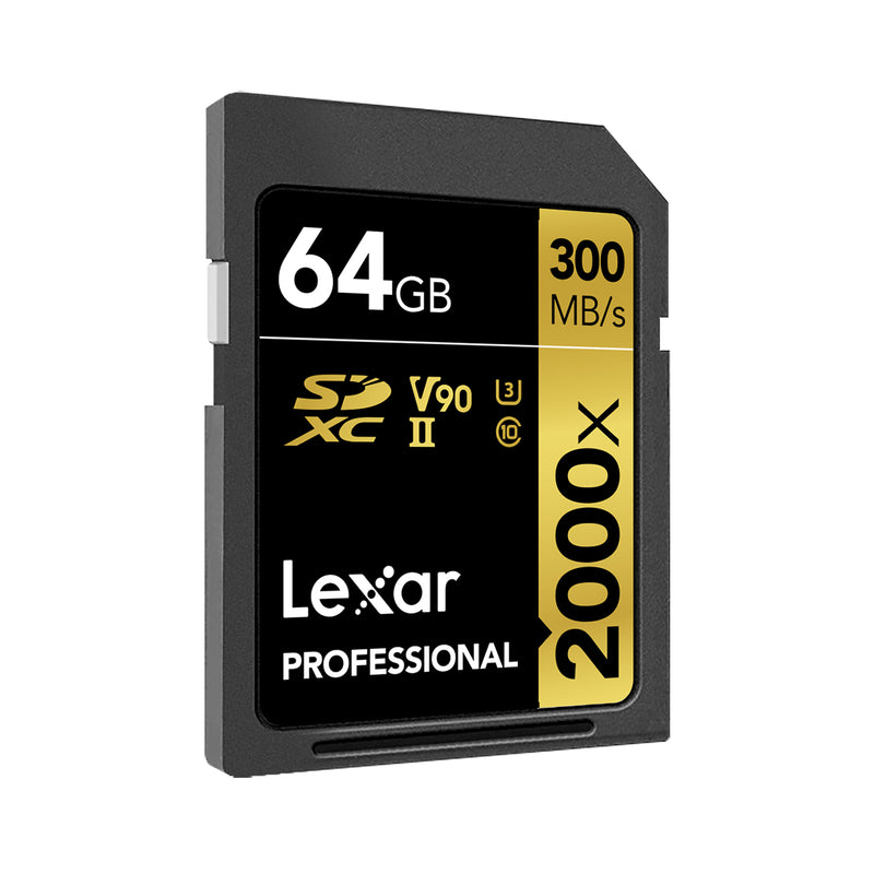 Lexar Professional 2000x SDXC UHS-II Cards 64GB Memory Card