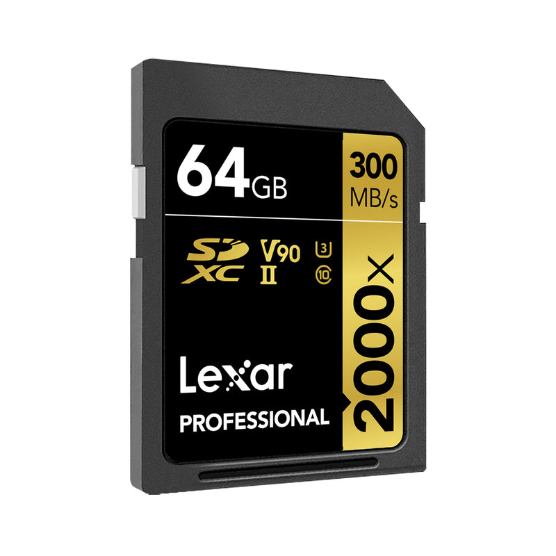Lexar Professional 2000x SDXC UHS-II 記憶卡 64GB 存儲卡