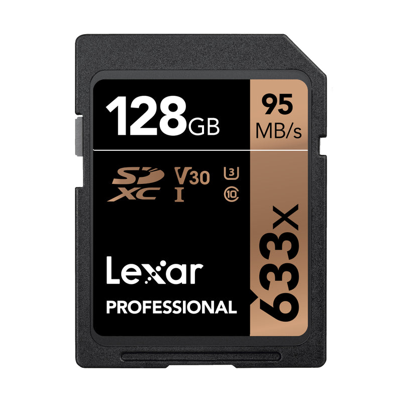 Lexar Professional 633x SDXC UHS-I Cards 128GB Memory Card
