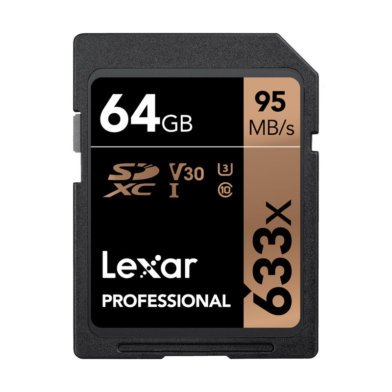 Lexar Professional 633x SDXC UHS-I 記憶卡 64GB 存儲卡