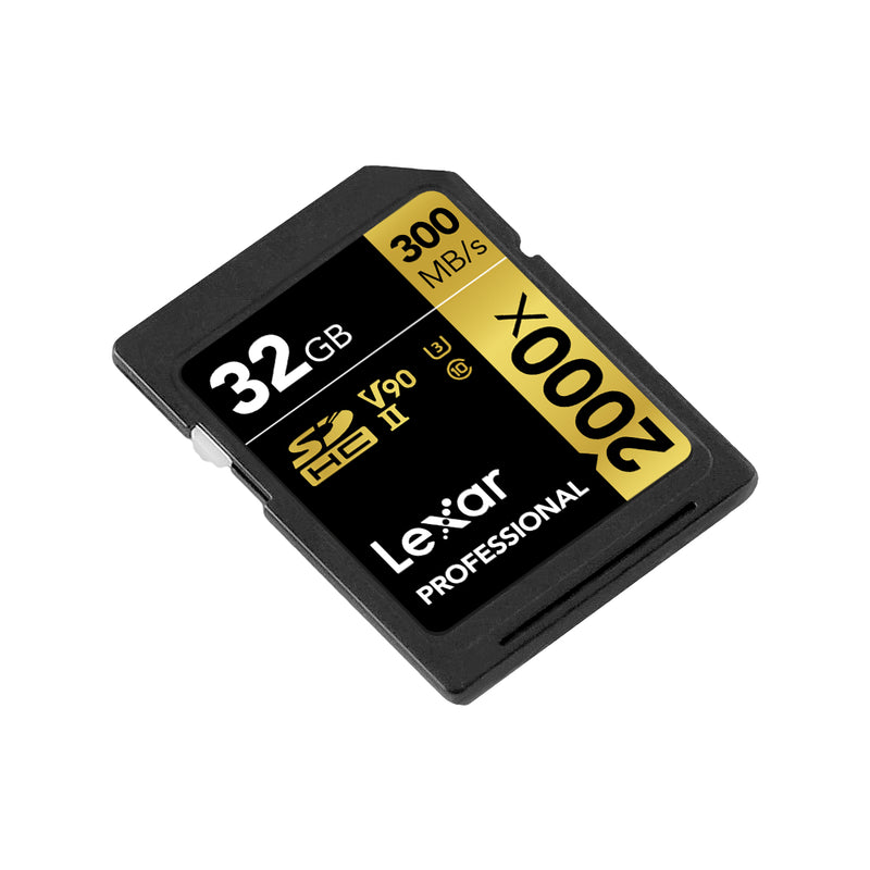 Lexar Professional 2000x SDHC UHS-II Cards 32GB Memory Card