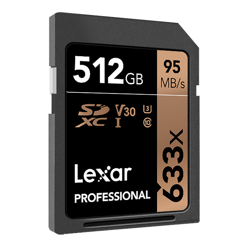 Lexar Professional 633x SDXC UHS-I Cards 512 GB Memory Card