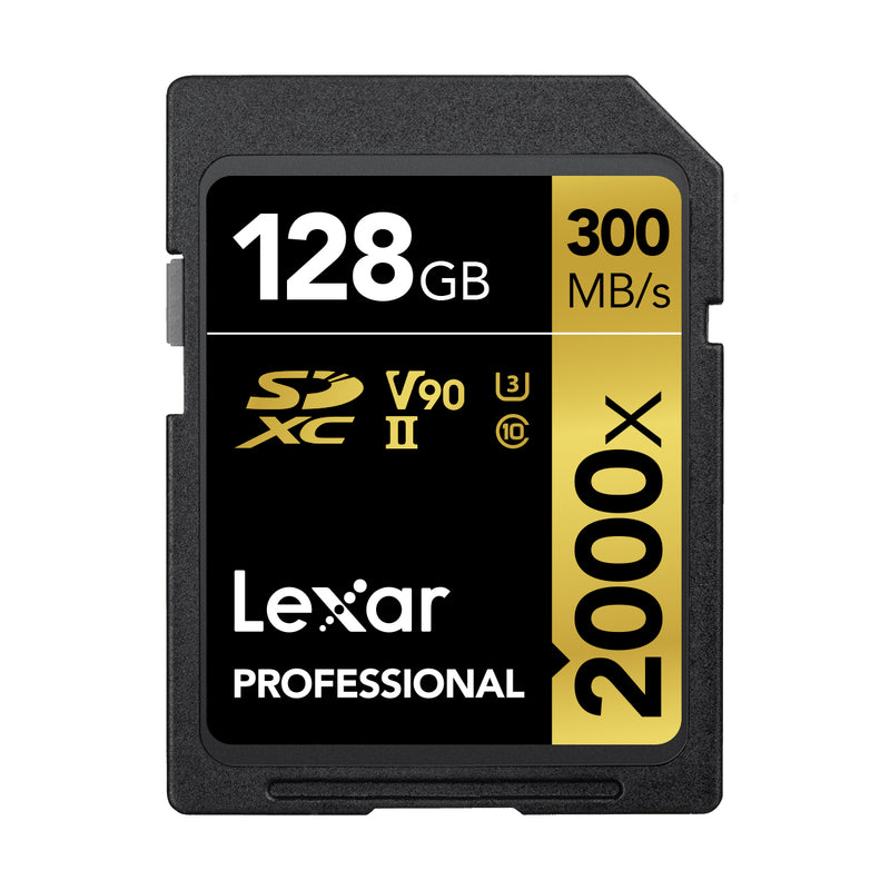 Lexar Professional 2000x SDXC UHS-II 記憶卡 128GB 存儲卡