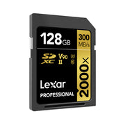 Lexar Professional 2000x SDXC UHS-II 記憶卡 128GB 存儲卡