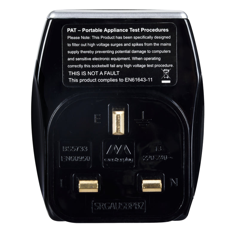 Masterplug SRGAUSBPB2 電源插頭