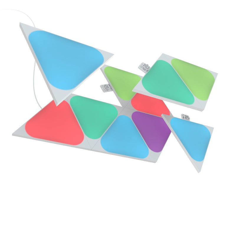 Nanoleaf Shapes Mini Triangle 擴展套裝 (10件裝) 智能照明
