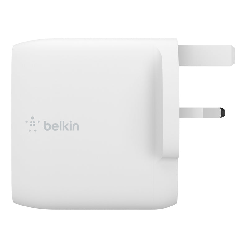 BELKIN 貝爾金 BOOST↑CHARGE™ 雙 USB-C PD GaN 家用充電器 - 63W