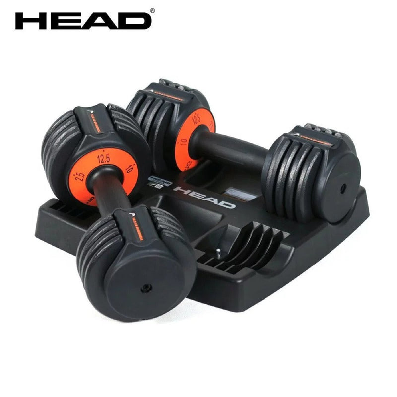 HEAD 12.5 LB training dumbbells (1 pair)