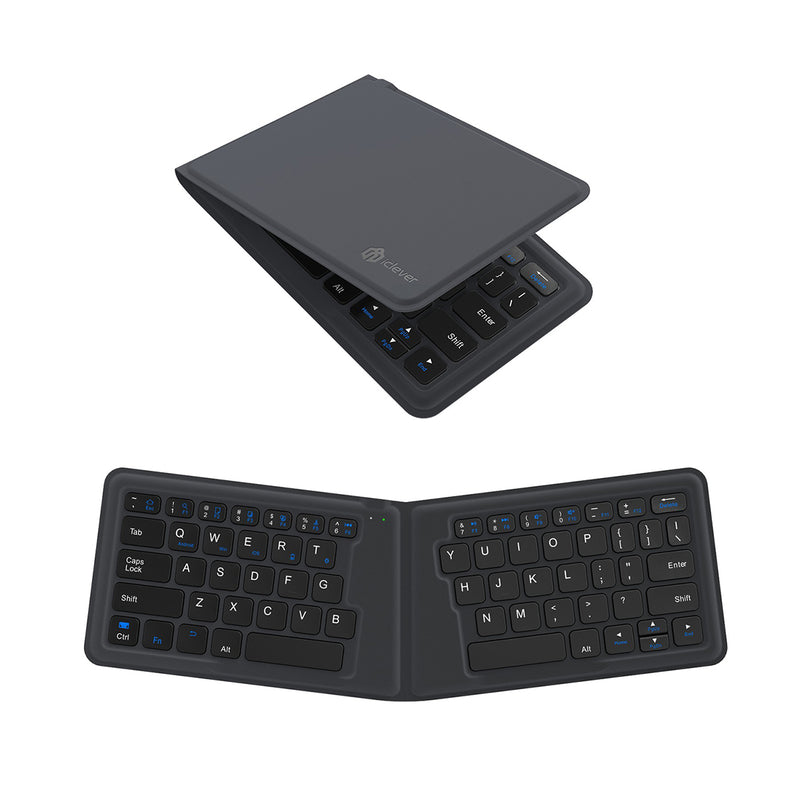 iClever IC-BK06 Suede Folding Bluetooth Wireless Keyboard