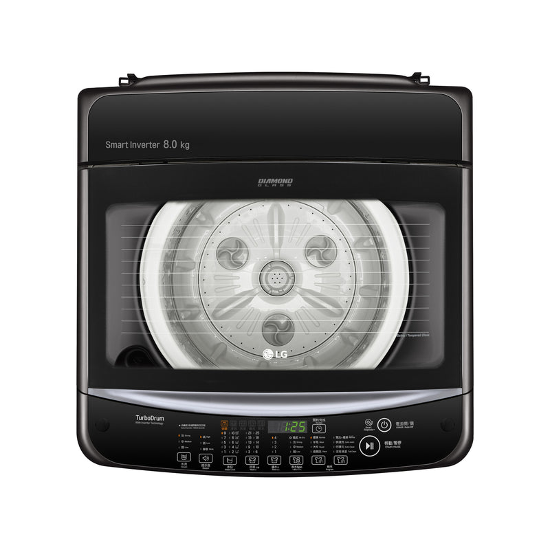 LG 樂金 WT-80SNSM 8公斤 740 轉 智能變頻頂揭式洗衣機(高水位)