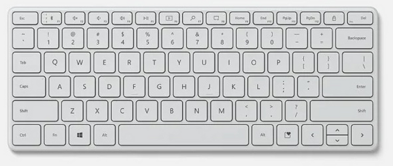MICROSOFT 微軟 藍芽緊湊型無線鍵盤 英文版