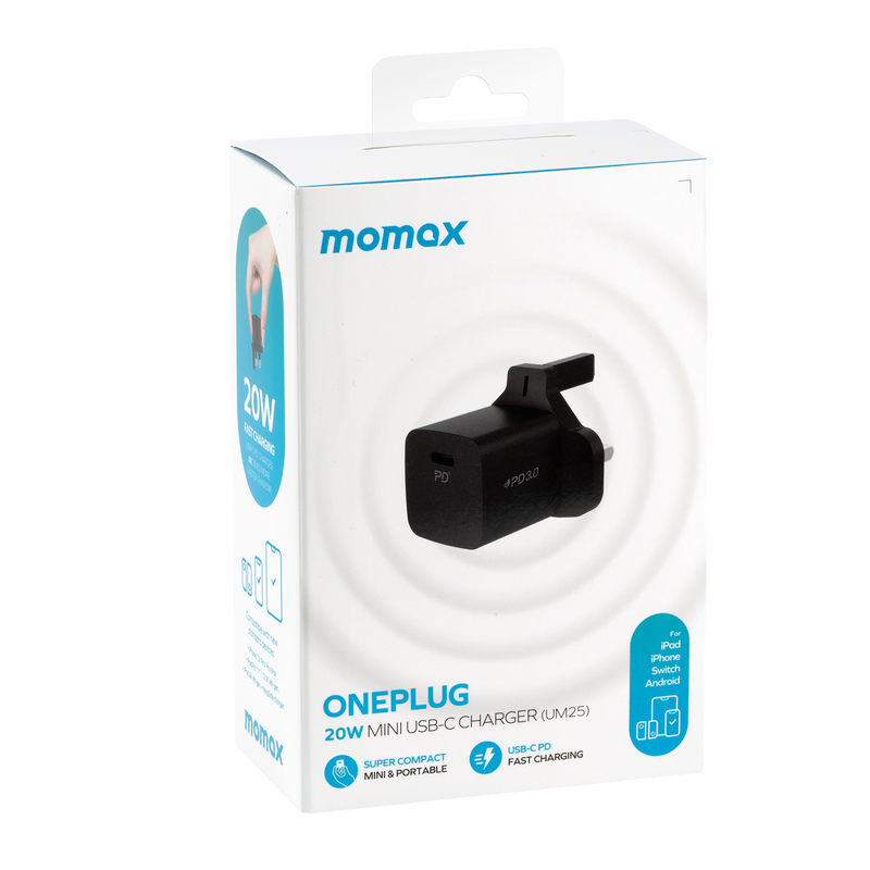 Momax ONEPLUG 20W mini USB-C Charger