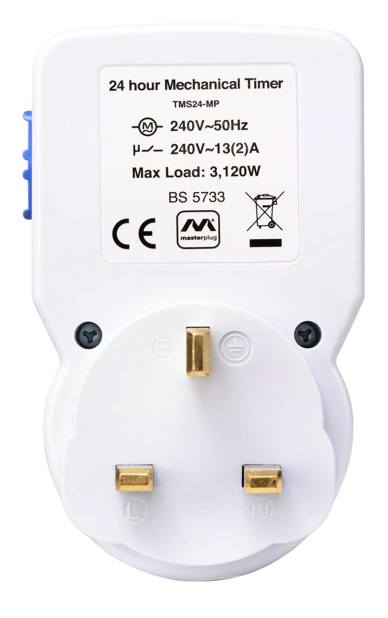 Masterplug TMS24 24 hours Mechanical Segment Timer