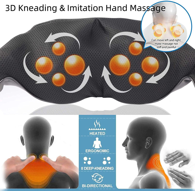 RENPHO Heated Neck and Back Massager