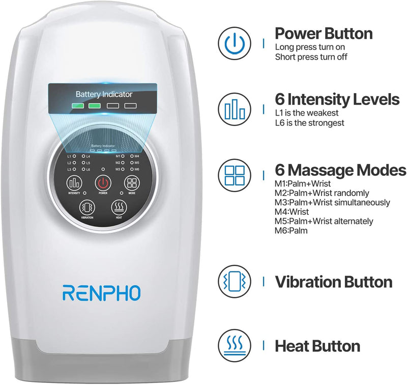 RENPHO HK-R-H001 Heated Hand Massager