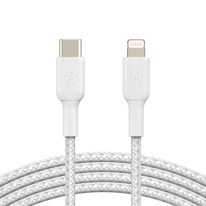 BELKIN 貝爾金 BOOST↑CHARGE™ USB-C 至 Lightning 編織線纜 (2米)