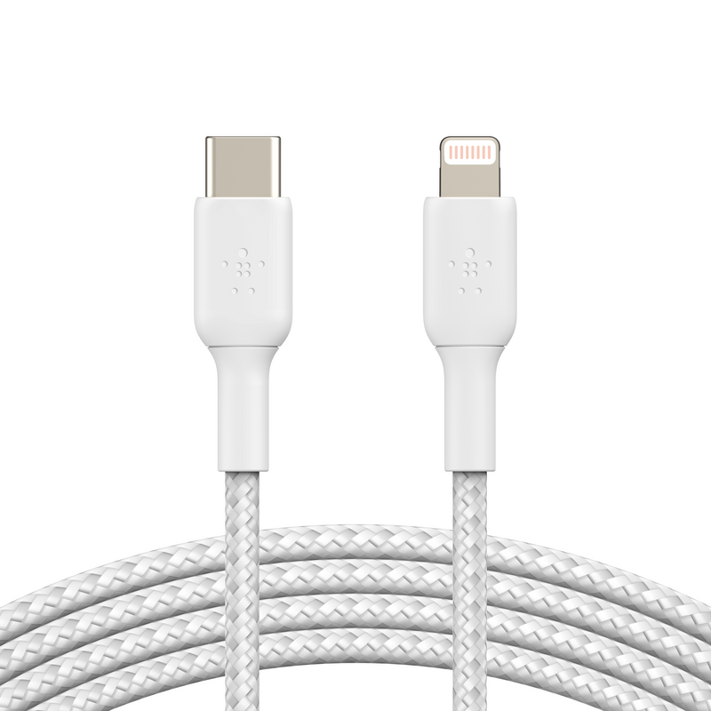 BELKIN BOOST↑CHARGE™ Braided USB-C to Lightning Cable (2M)