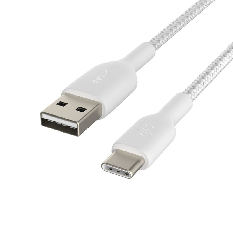 BELKIN 貝爾金 BOOST↑CHARGE™ USB-C 至 USB-A 編織線纜 (3米)