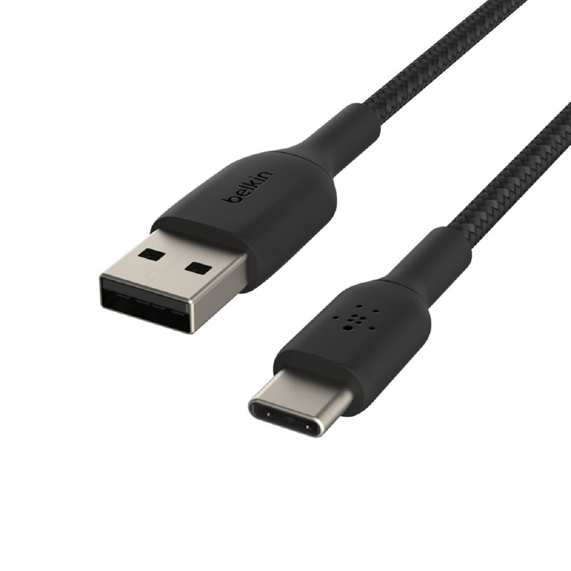 BELKIN 貝爾金 BOOST↑CHARGE™ USB-C 至 USB-A 編織線纜 (2米)