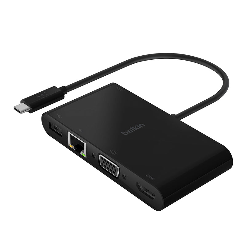 BELKIN 貝爾金 USB-C 多媒體 + 充電轉接器 (100 W)