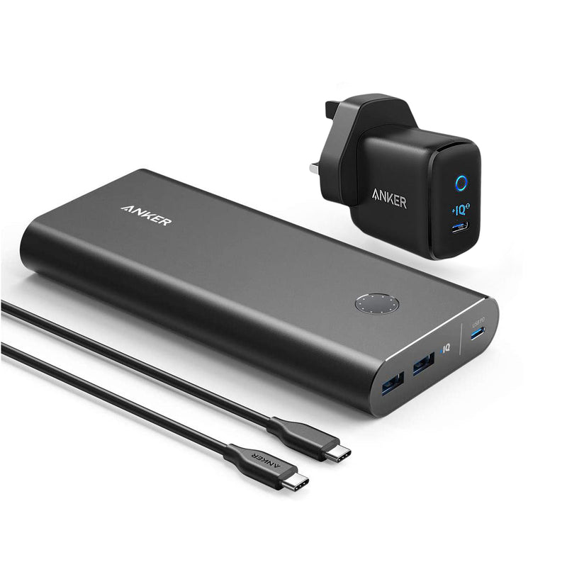 Anker PowerCore+ 26800 PD 45W with 30W PD Charger Speed Combo