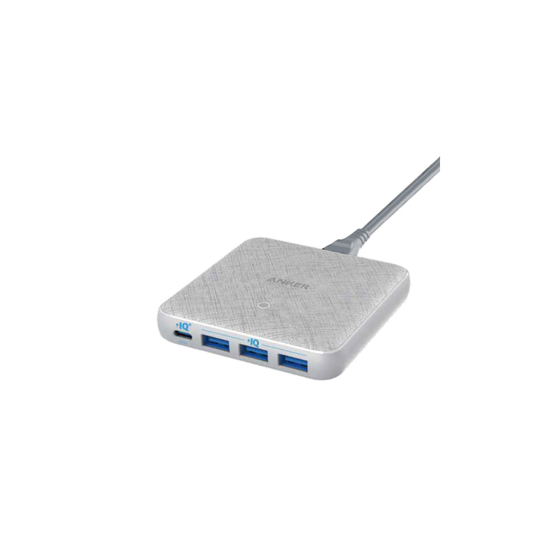 Anker A2045KA1 PowerPort Atom III Slim 45W PIQ3.0 PD 4 Port Slim Desktop Charger