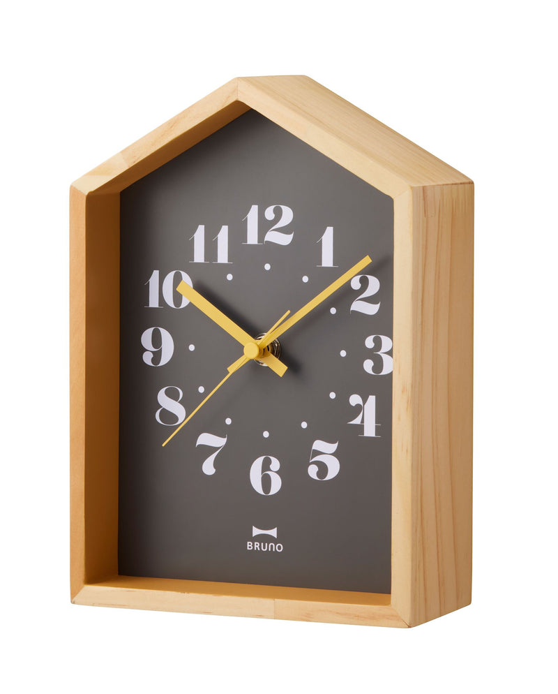 BRUNO Woodhouse Clock - Black