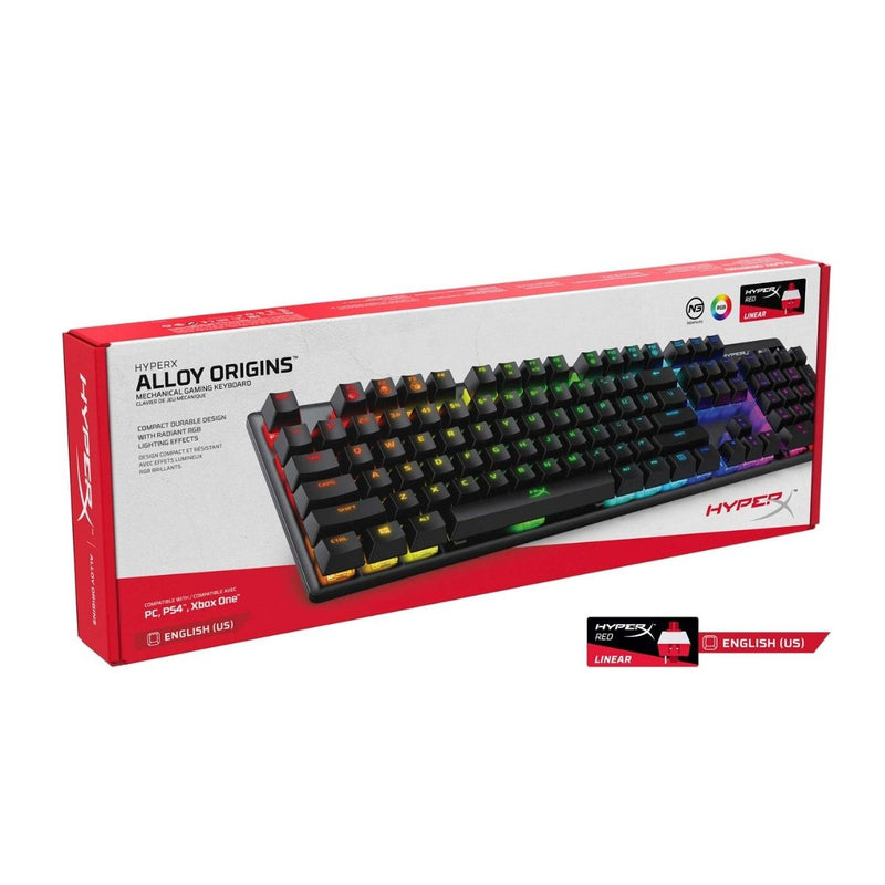 HyperX Alloy Origins Mechanical Gaming Wired Keyboard (Red Switch)