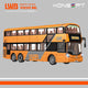 Konsept 1:43 LWB Volvo B8L 遙控雙層巴士